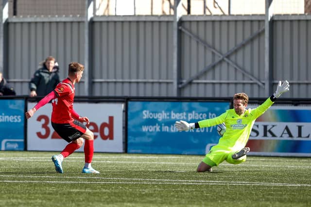 Action from Eastbourne Borough's 2-2 National League South draw at Slough Town / Pictures: Lydia and Nick Redman