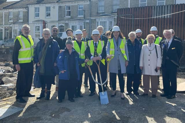 The JPK Project hosted a groundbreaking ceremony on Thursday, April 7 for the commencement of work on eight supported living flats and communal rooms