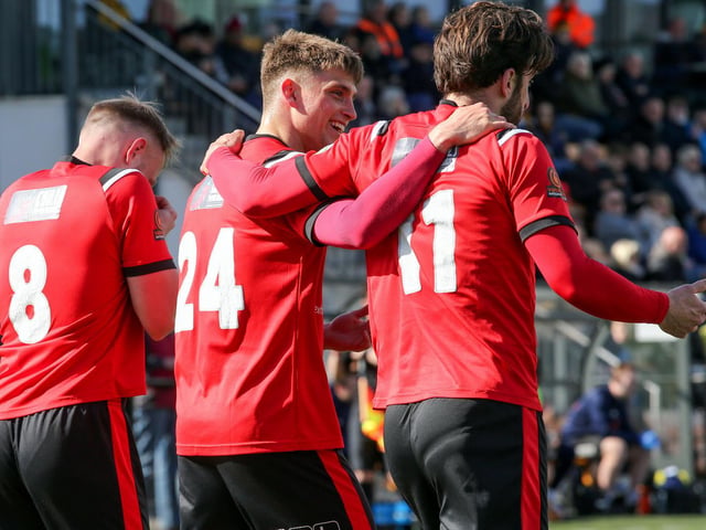Action from Eastbourne Borough's 2-2 National League South draw at Slough Town / Pictures: Lydia and Nick Redman