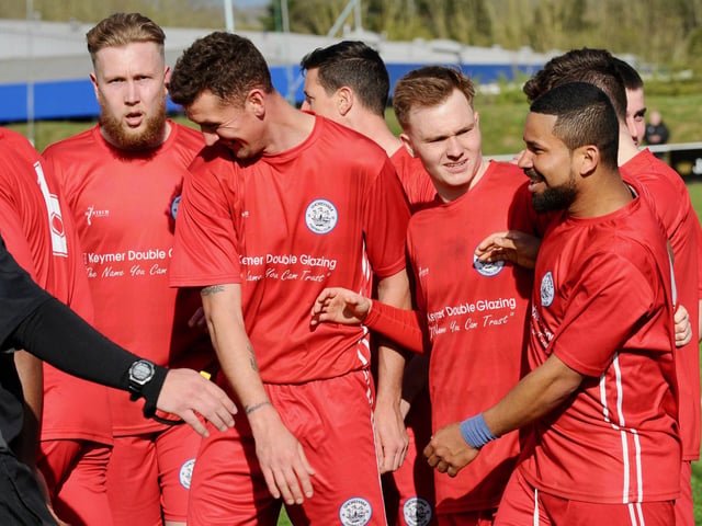Action from Shoreham's 2-0 win at Worthing United in division one of the SCFL / Pictures: Stephen Goodger