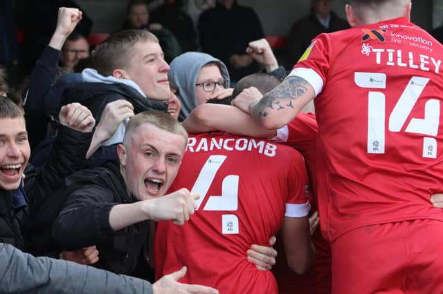 Pictures by Cory Pickford from Crawley Town's 1-0 home win over Barrow