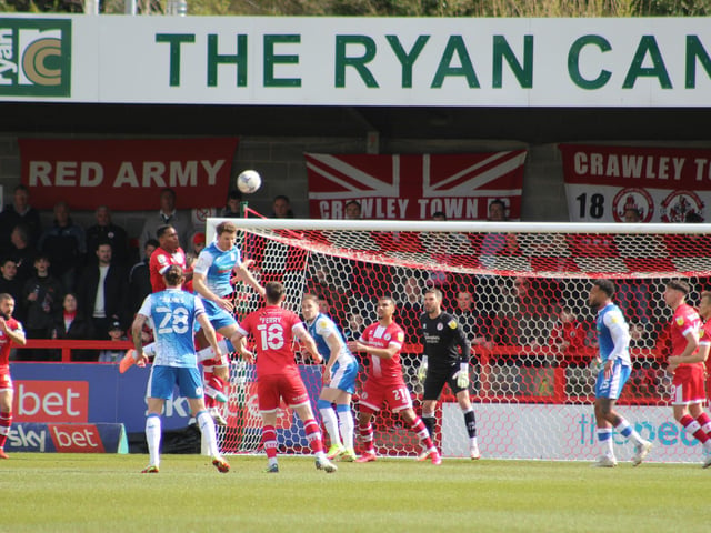 Pictures by Cory Pickford from Crawley Town's 1-0 home win over Barrow