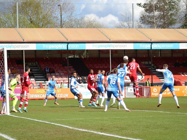 Pictures by Cory Pickford from Crawley Town's 1-0 home win over Barrow
