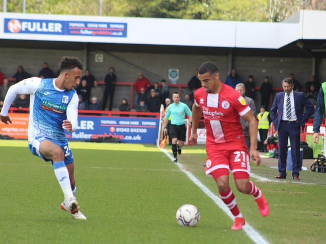 Pictures by Cory Pickford from Crawley Town's 1-0 home win over Barrow