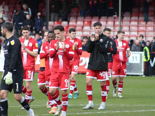 Pictures by Cory Pickford from Crawley Town's 1-0 home win over Barrow