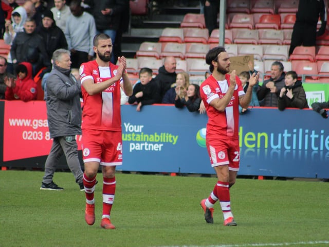 Pictures by Cory Pickford from Crawley Town's 1-0 home win over Barrow