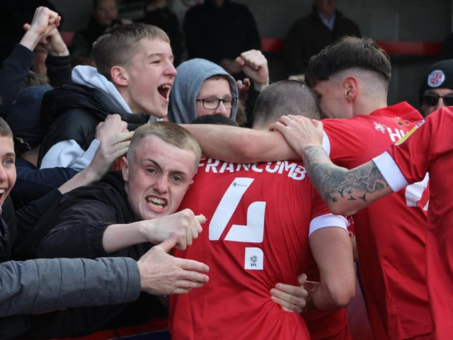Pictures by Cory Pickford from Crawley Town's 1-0 home win over Barrow