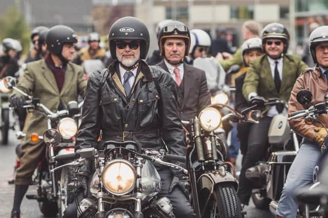 Motorcyclists riding from Brighton To Chichester in aid of Ukrainian refugees