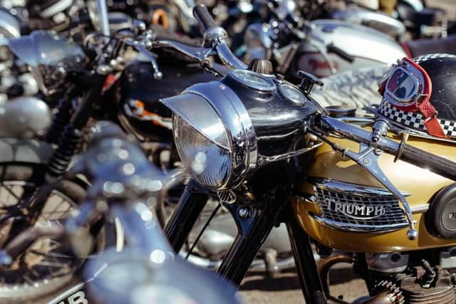 Motorcyclists riding from Brighton To Chichester in aid of Ukrainian refugees