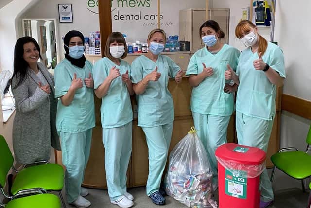 Eastnews Dental Care recycle to fundraise for Friends of Trafalgar School