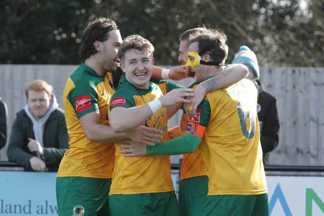 Horsham FC boss Dominic Di Paola is 'desperate' to cap a 'really good first season at step three' by lifting the Velocity Trophy for the first time. Picture by John Lines