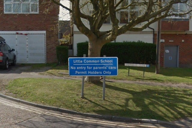 Little Common School - Shepherds Close, Bexhill-on-Sea, TN39 4SQ - Rated as ‘Outstanding’ - Inspected on 12/03/20 (Picture from Google.) SUS-220413-171245001
