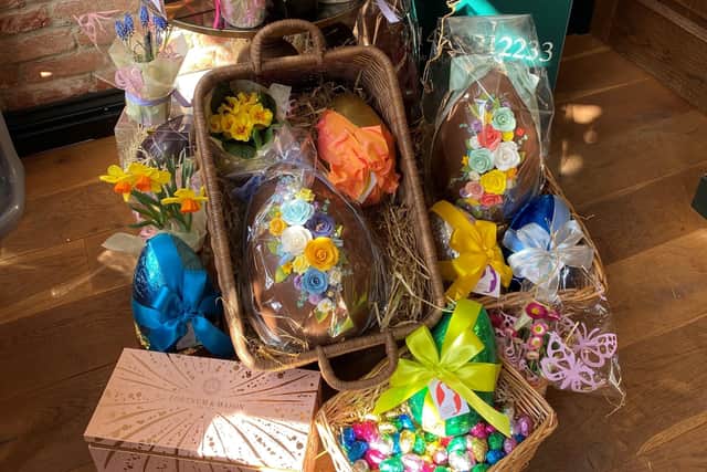 Abbott & Abbott, in Devonshire Road, has been selling tickets with the winner set to bag a host of chocolate Easter eggs and bunnies. SUS-220413-153755001