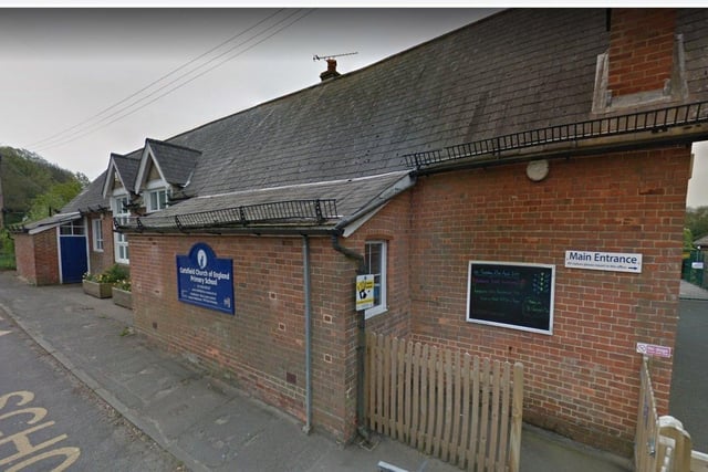 Catsfield Church of England Primary School - Church Road, Battle, TN33 9DP - Rated as ‘Outstanding’ - Inspected on 10/10/13. (Picture from Google.) SUS-220413-160329001