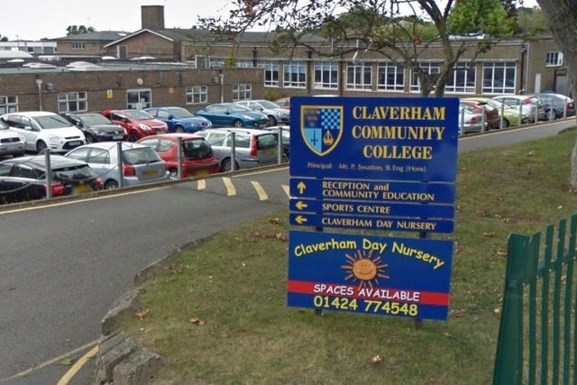 Claverham Community College - North Trade Road, Battle, TN33 OHT - Rated as ‘Good’ - Inspected on 01/11/18 (Picture from Google.) SUS-220413-160339001