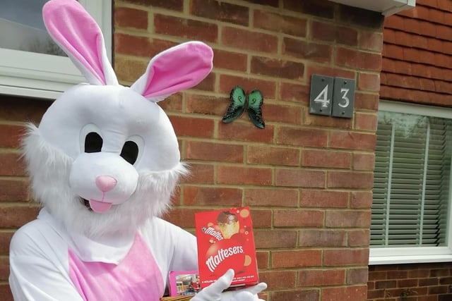 The Spotted:Crawley team delivered chocolate eggs across Crawley.