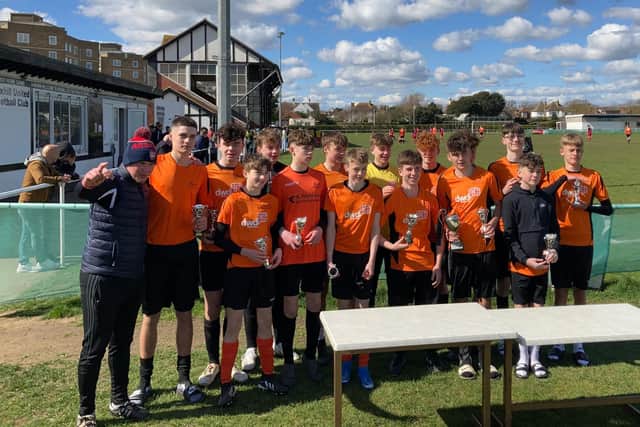 JC Tackleway under-15s are league cup winners