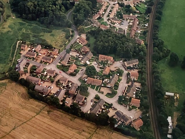 Roads aroud Granary Way in Horsham