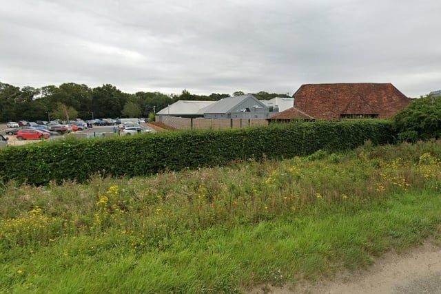 Old Barn Garden Centre is in Worthing Road, Dial Post, Horsham, and has 4.4 stars from 554 Google reviews. One reviewer said they were 'really impressed' and that the garden centre had 'lovely plants, gifts, cafe and a kids play area'. Picture: Google Street View.