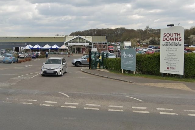 South Downs Nurseries in Brighton Road, Hassocks, has an overall rating of 4.5 from 2,241 Google reviews. One reviewer said: "A modern, clean and large Garden Centre. Well stocked. There is the usual coffee shop plus a large restaurant." Picture: Google Street View.