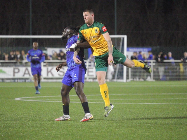Action, celebration and fans' images from Horsham FC beating Margate 4-0 to win the Velocity Trophy / Pictures: John Lines for Horsham FC