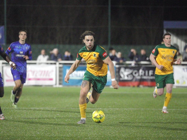 Action, celebration and fans' images from Horsham FC beating Margate 4-0 to win the Velocity Trophy / Pictures: John Lines for Horsham FC