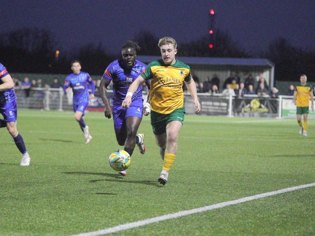 Action, celebration and fans' images from Horsham FC beating Margate 4-0 to win the Velocity Trophy / Pictures: John Lines for Horsham FC
