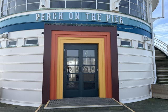 Perch on the Pier is situated at the end of Worthing Pier