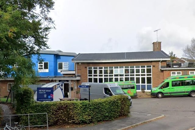Hill Park School, in Foredown Road, Portslade, is a community special school and was rated outstanding after a full inspection in 2014 and a short inspection in 2019. Inspectors said it was an 'outstanding school where pupils are happy, feel safe and make rapid progress. They feel valued and cared for'.