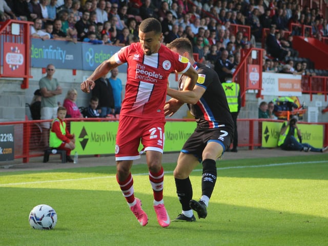 a constant threat and is had to get of the ball, constantly being fouled and had to go off in the second half after a bad tackle.