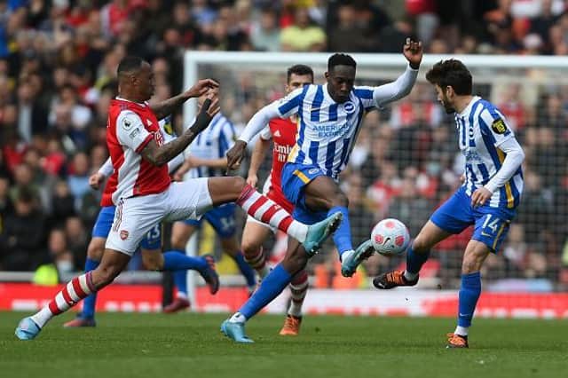 Brighton striker Danny Welbeck featured against his former club Arsenal last weekend at the Emirates Stadium