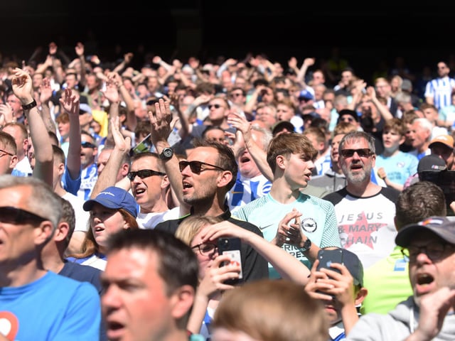 All cheers at the Tottenham Hotspur Stadium