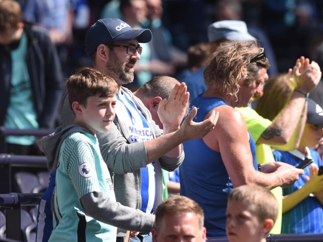 All cheers at the Tottenham Hotspur Stadium