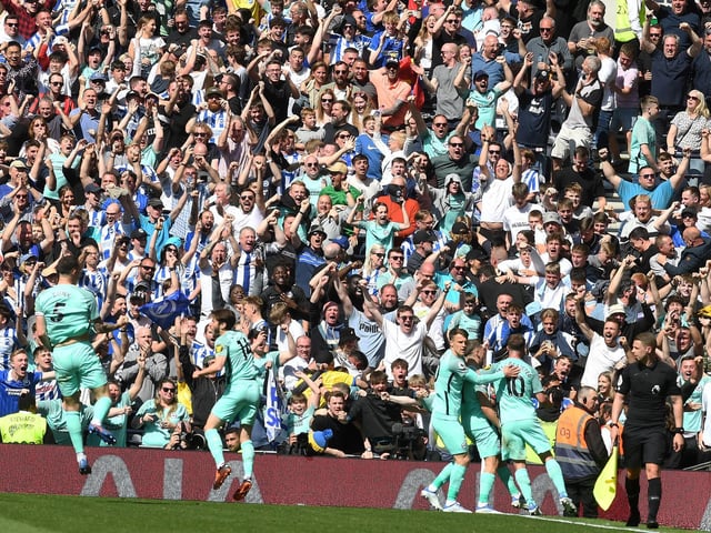 All cheers at the Tottenham Hotspur Stadium