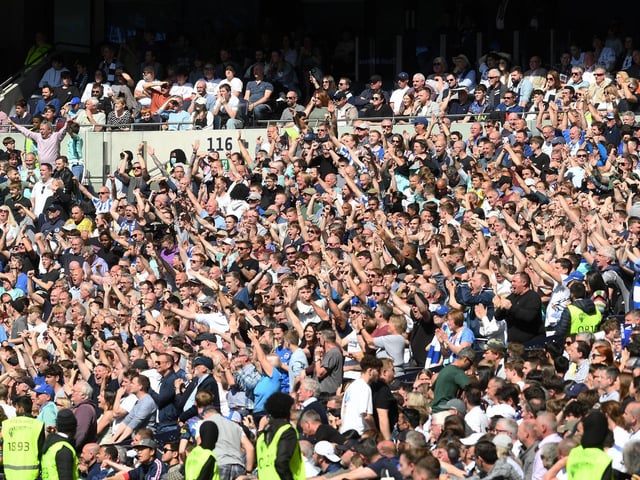 All cheers at the Tottenham Hotspur Stadium
