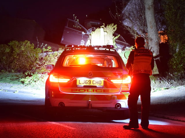 Police and emergency services at the scene in Fairlight. Picture by Dan Jessup SUS-220418-092551001