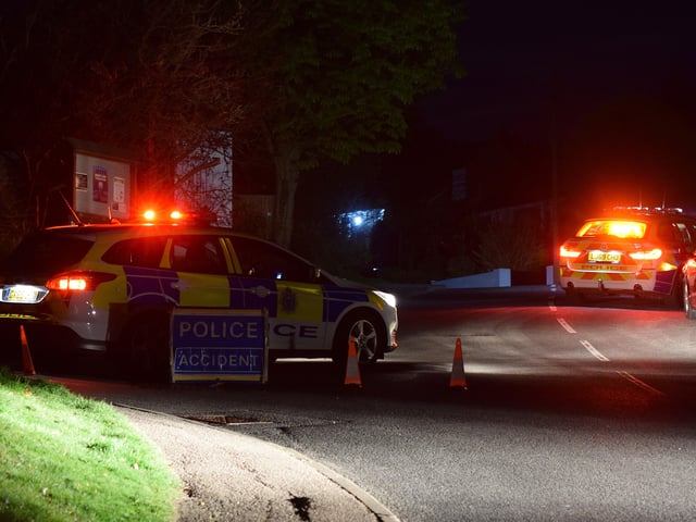 Police and emergency services at the scene in Fairlight. Picture by Dan Jessup SUS-220418-092603001
