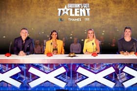 Britain's Got Talent judges David Walliams, Alesha Dixon, Amanda Holden and Simon Cowell. Picture from ITV SUS-220418-125447001