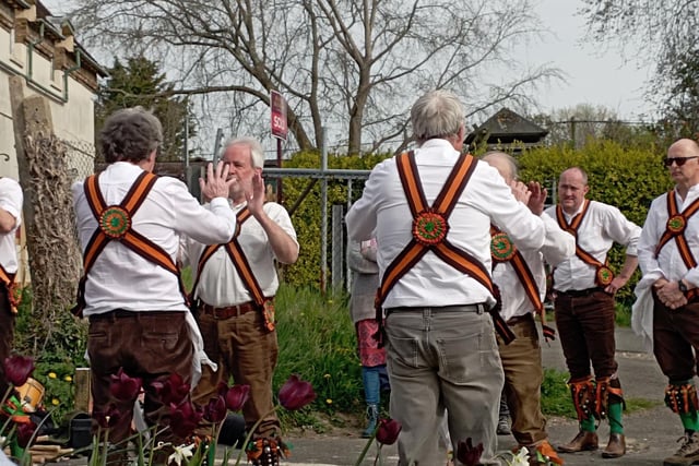 The day ended with dancing by the Ashdown Forest Morris Men.