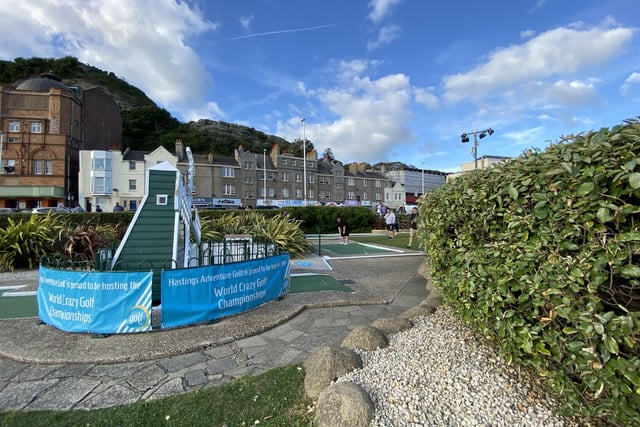 The World Crazy Golf Championships have been held in Hastings since 2003 and is set for the biggest field ever amassed for a mini golf competition in the UK. SUS-220419-110325001