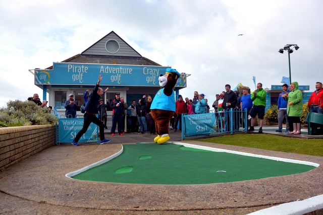 The World Crazy Golf Championships have been held in Hastings since 2003 and is set for the biggest field ever amassed for a mini golf competition in the UK. SUS-220419-111515001