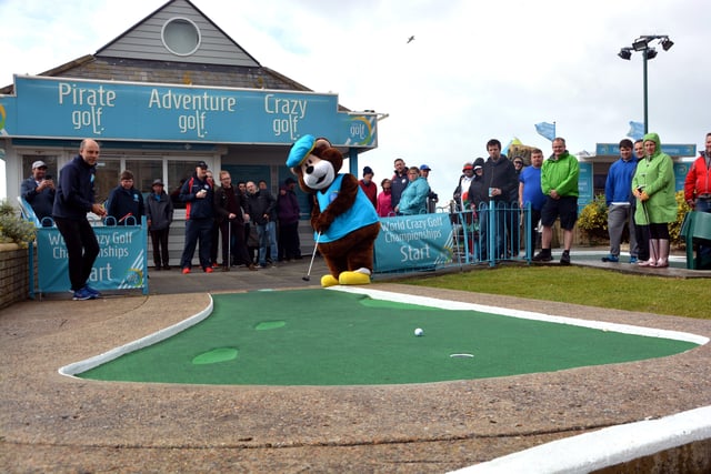The World Crazy Golf Championships have been held in Hastings since 2003 and is set for the biggest field ever amassed for a mini golf competition in the UK. SUS-220419-111558001