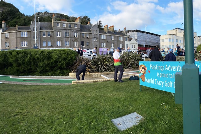 The World Crazy Golf Championships have been held in Hastings since 2003 and is set for the biggest field ever amassed for a mini golf competition in the UK. SUS-220419-110524001