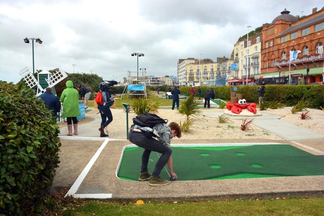The World Crazy Golf Championships have been held in Hastings since 2003 and is set for the biggest field ever amassed for a mini golf competition in the UK. SUS-220419-111633001