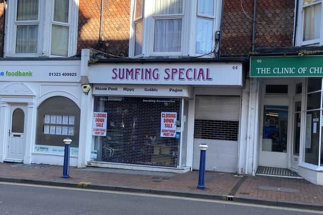 Sumfing Special in Grove Road, Eastbourne SUS-220419-134654001