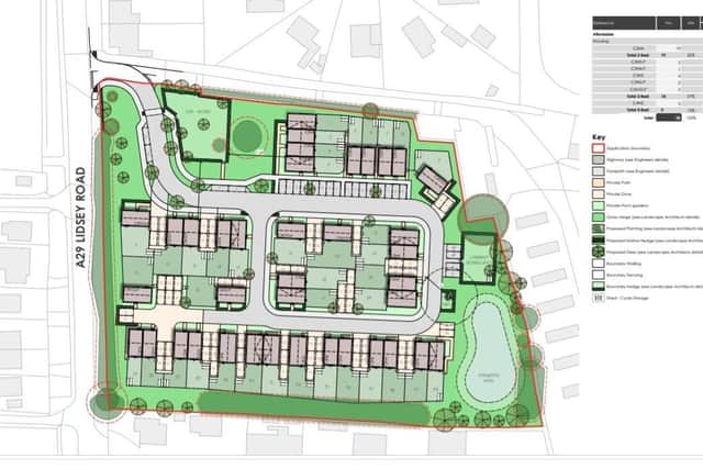 Details of the 38-home development at Woodgate have been refused