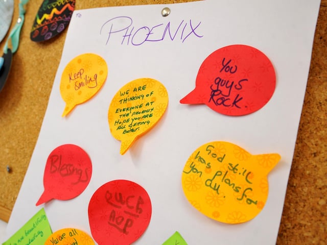 Chris Tarrant opened an extension to the Phoenix Stroke Club's clubhouse, in Horsham. Pic S Robards SR2204144