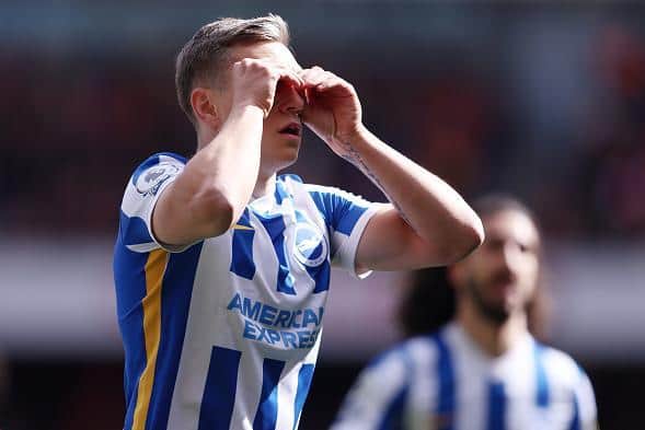 Brighton attacker Leo Trossard was a notable absentee for their 3-0 loss against Premier League title chasing Manchester City