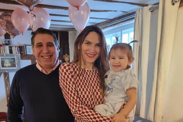 Rob Velez and Zofia Fenrych, 49 and 39 respectively, have begun the fundraising campaign for Dorothea who is due to be born in July.