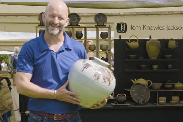 Tom Knowles Jackson, who featured in the first series of the BBC’s Great Pottery Throw Down, will be showing this year at Glynde Place.